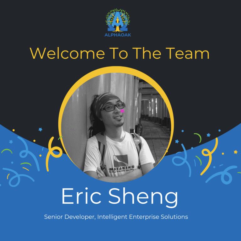 Eric Sheng Joins AlphaOak as Senior Developer, BTP Expert